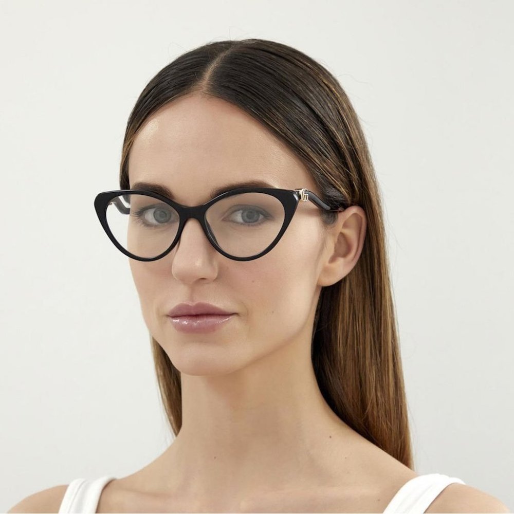 NEW GUCCI GG1013O 001 BLACK AUTHENTIC EYEGLASSES FRAME - Picture 2 of 11